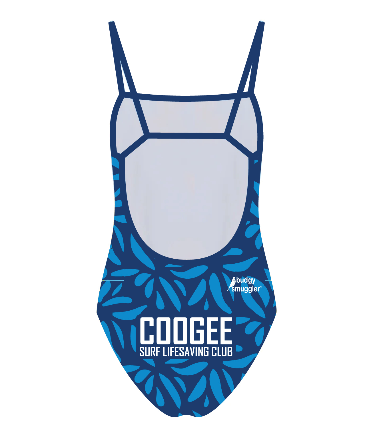 Coogee SLSC Patterned Thin Strap Racer One-Piece