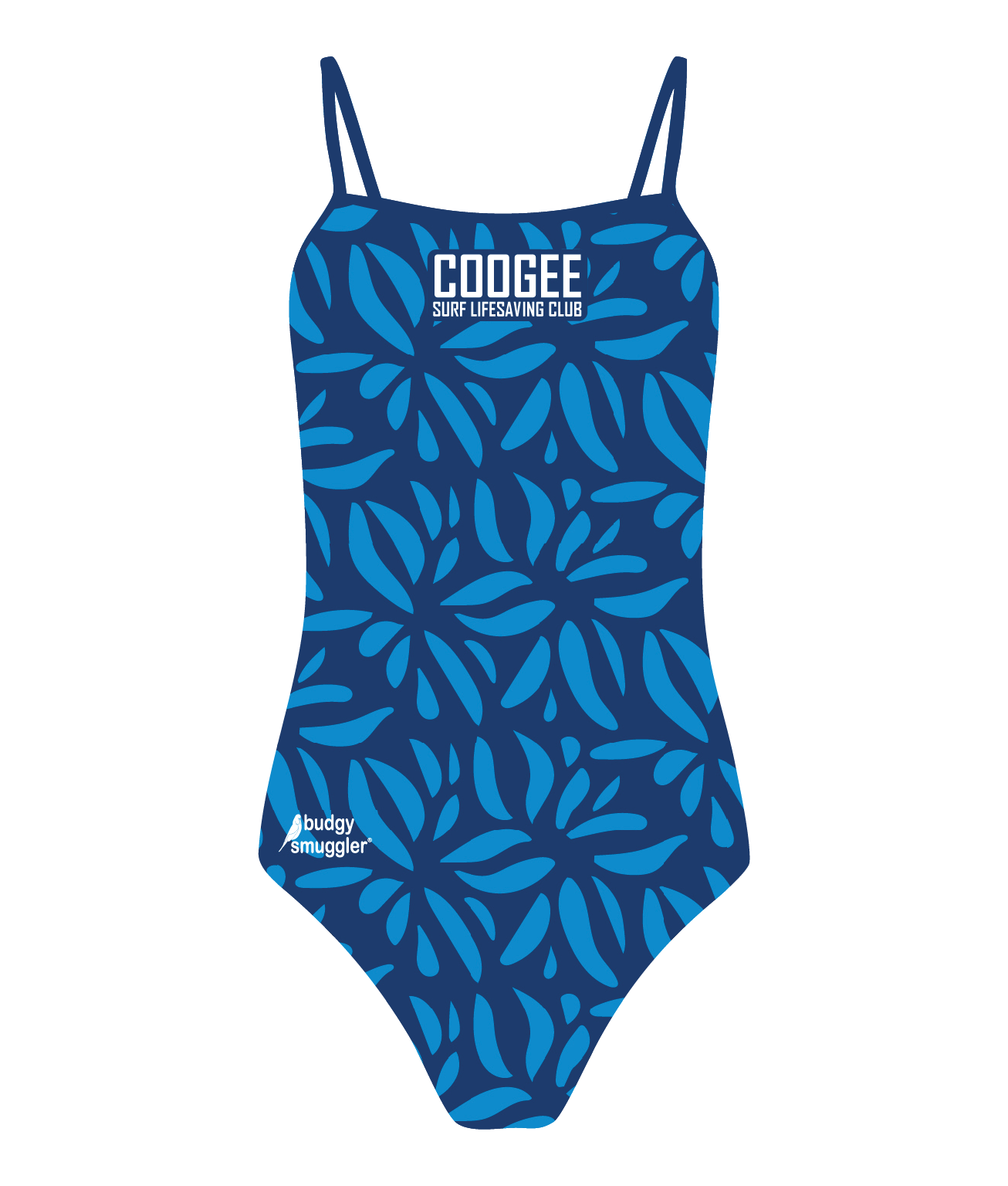 Coogee SLSC Patterned Thin Strap Racer One-Piece