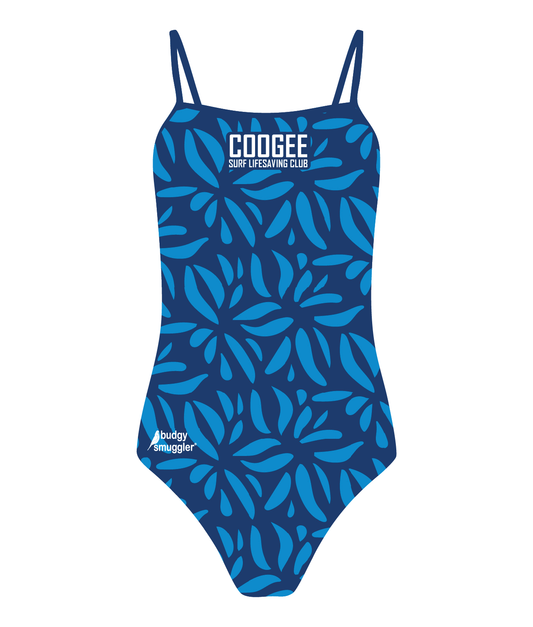 Coogee SLSC Patterned Thin Strap Racer One-Piece