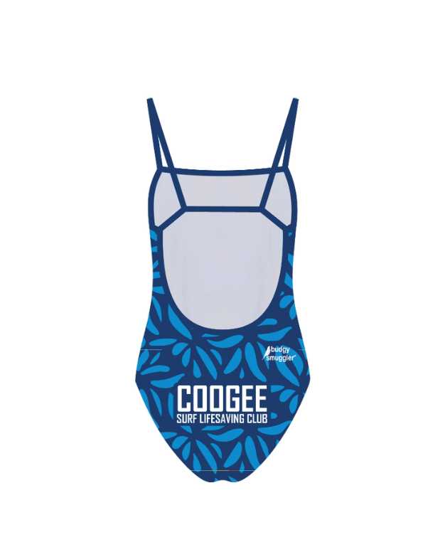 Coogee SLSC Patterned Thin Strap Racer One-Piece