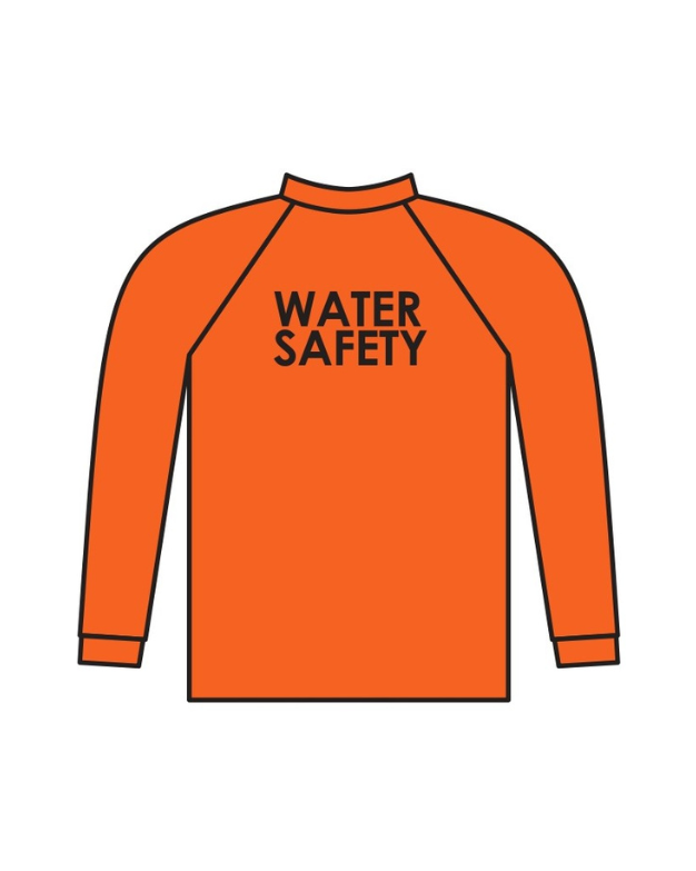 Orange Water Safety Rashie